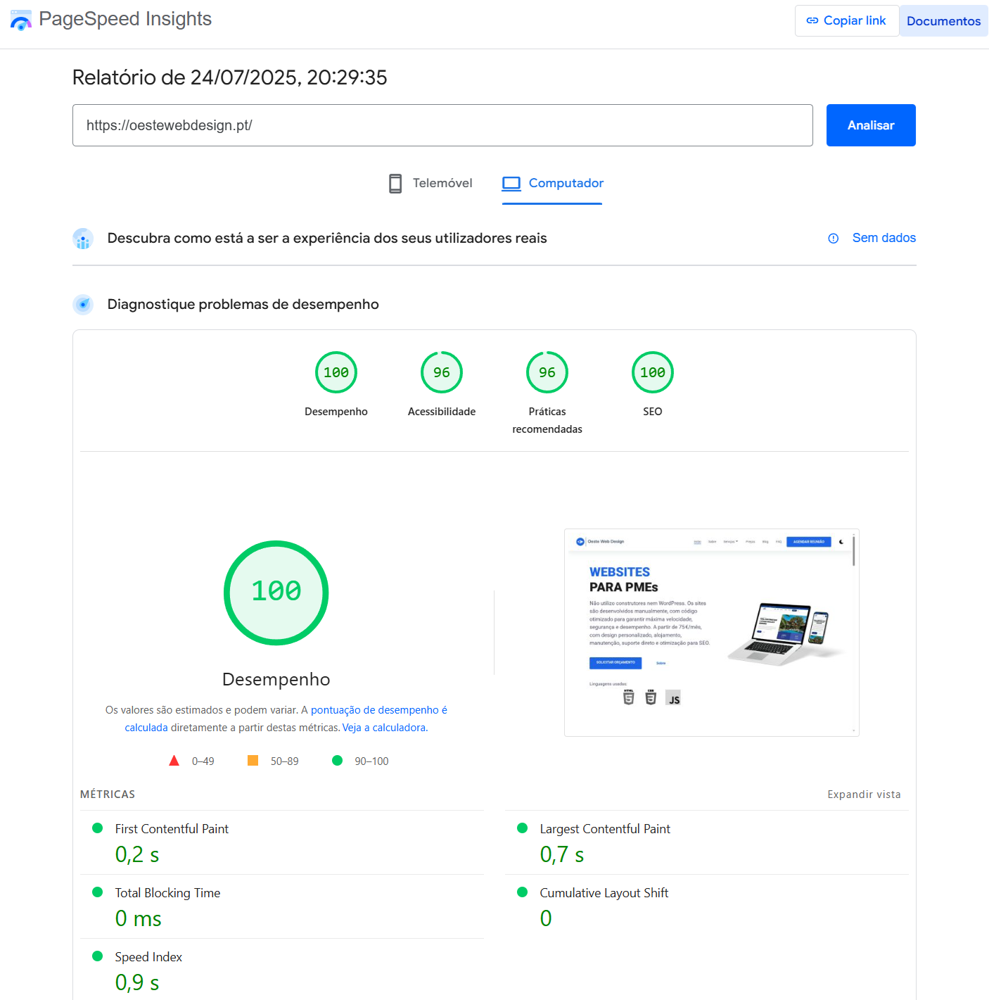 pagespeed